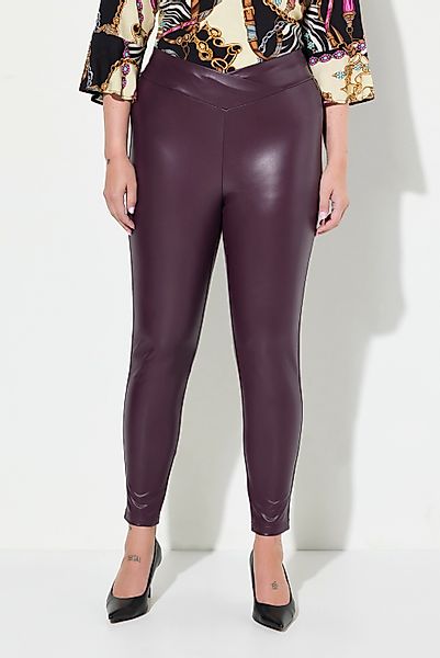 MIAMODA Leggings Leggings Skinny Fit Lederoptik günstig online kaufen
