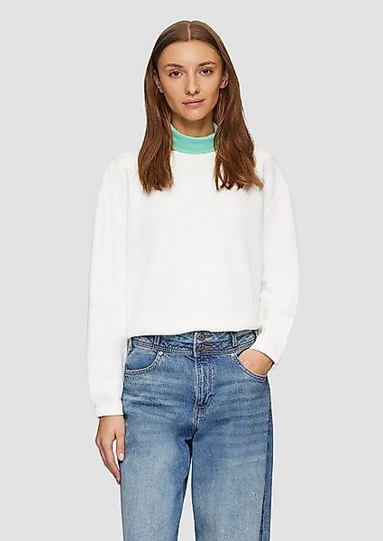 s.Oliver Sweatshirt Scuba-Sweatshirt aus Modalmix mit günstig online kaufen