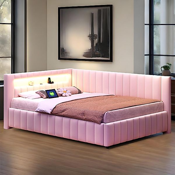 MODFU Polsterbett Kinderbett (140x200 cm mit günstig online kaufen
