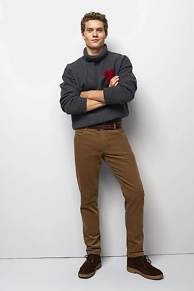 MEYER Chinos "M5 Five Pocket" aus Casual Cord günstig online kaufen