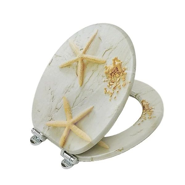 SINOBATH WC Sitz Mit Absenkautomatik MDF Holzkern H138 günstig online kaufen