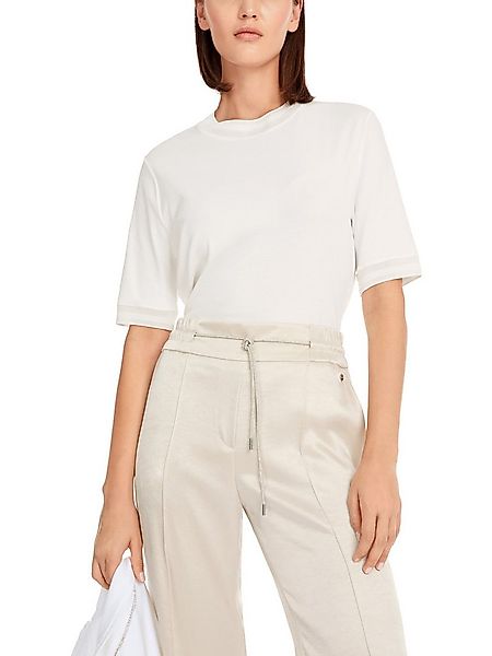 Marc Cain T-Shirt "Noble Neutrals" Premium Damenmode T-Shirt aus festem Bau günstig online kaufen