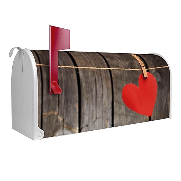 Banjado Amerikanischer Briefkasten Weiß 48x22x16cm US Mailbox Letterbox Pos günstig online kaufen