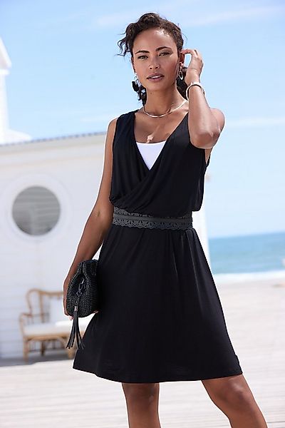 LASCANA Jerseykleid mit zweilagiger Optik günstig online kaufen