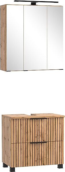welltime Badezimmer-Set "Welltime Möbel, Carlton Unterbecken-Set 2teilig, 6 günstig online kaufen