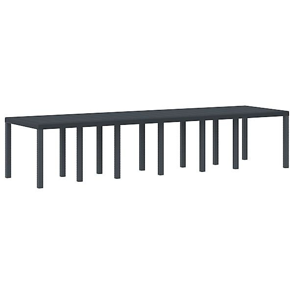 vidaXL Gartentisch Gartentisch Anthrazit 350x100x73 cm günstig online kaufen