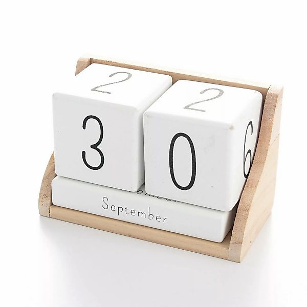 Holzkalender Woody 14x7x9 cm, 14 x 7 x 9 cm günstig online kaufen