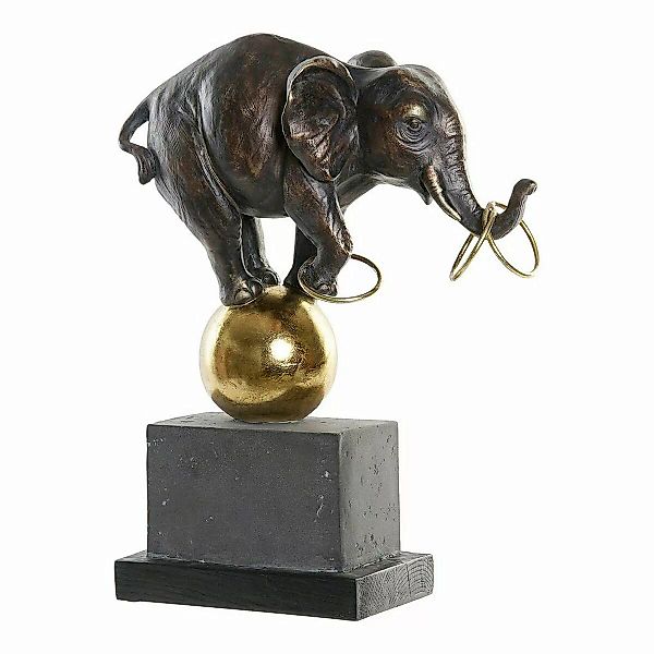 Deko-figur Dkd Home Decor Metall Harz Elefant (31 X 13 X 41 Cm) günstig online kaufen
