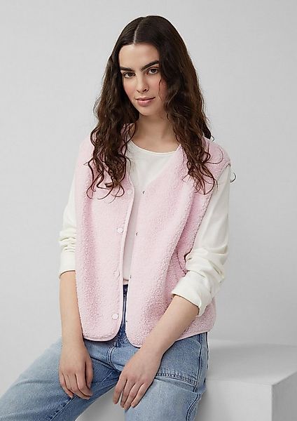 s.Oliver Funktionsweste Indoor-Weste Teddyweste mit Eingrifftaschen günstig online kaufen