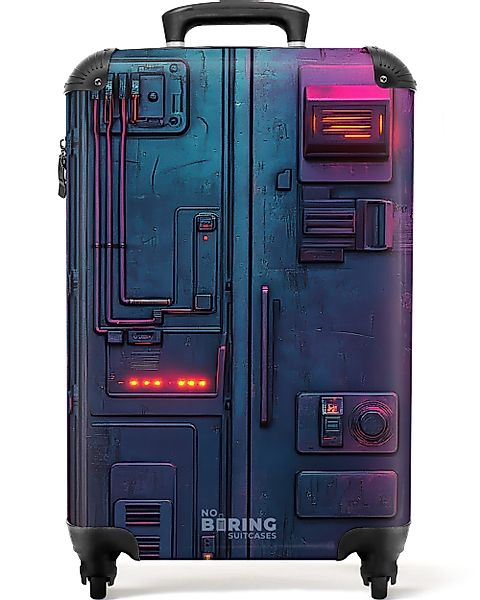 NoBoringSuitcases.com© Hartschalen-Trolley Technologische Paneeltür mit Neo günstig online kaufen