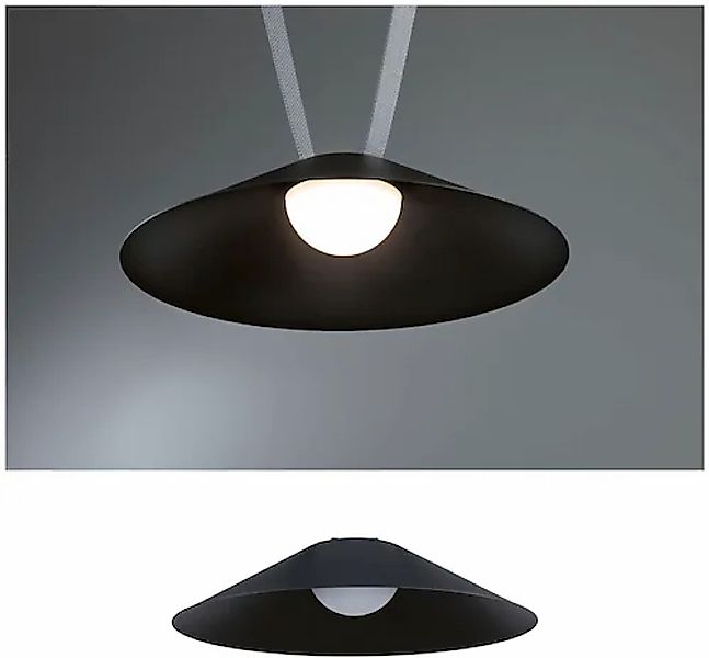 Paulmann Hängeleuchte »ULine Pendelleuchte Cone 350mm 12W Schwarz«, 1 flamm günstig online kaufen