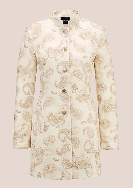 MADELEINE Longblazer "Gehrock Leinen-Gehrdock mit Unikat-Stickerei" günstig online kaufen