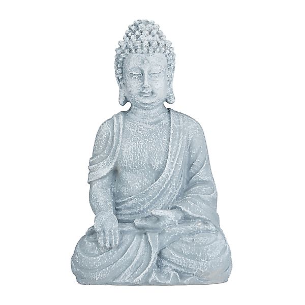 relaxdays Buddhafigur Buddha Figur sitzend 40 günstig online kaufen