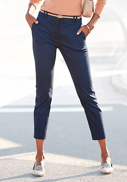 Vivance Chinohose in klassischer Basic-Form, Stoffhose, Business-Look günstig online kaufen
