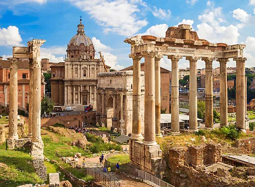 Papermoon Fototapete »Roman Forum Rome« glatt günstig online kaufen