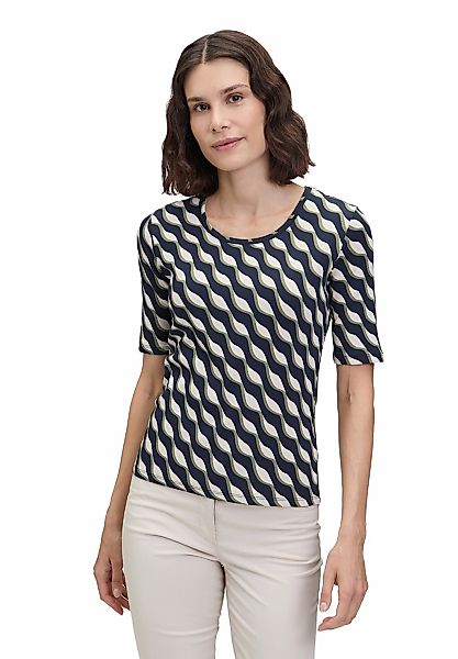 Betty Barclay Kurzarmshirt "Betty Barclay Damen Basic Shirt mit Rippenstruk günstig online kaufen