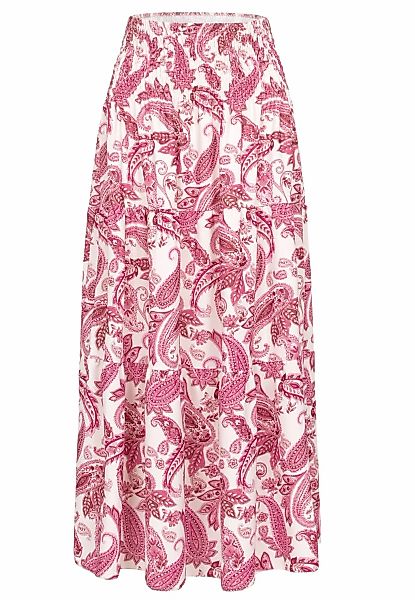 CLOUD 5IVE Sommerrock "CLOUD 5IVE Maxi Skirt with paisley print" 1 Stk. günstig online kaufen