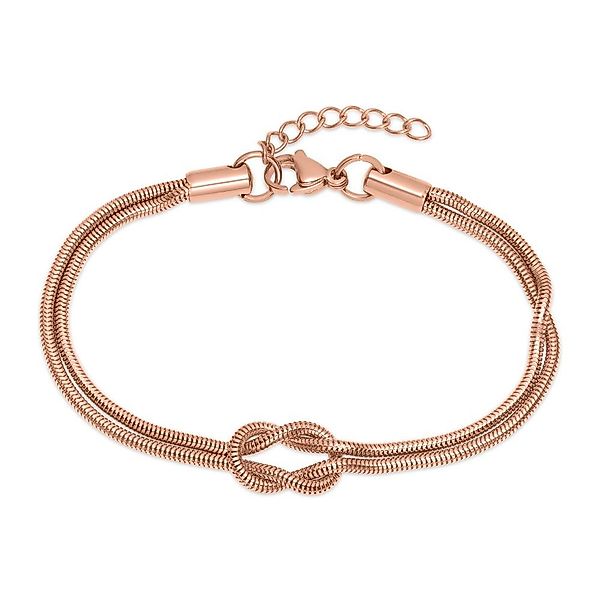 Unique Armband Roségoldenes Liebesknoten Partnerarmband günstig online kaufen