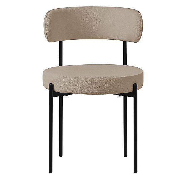 ML-DESIGN Polsterstuhl Esszimmerstühle Gruppe Küchenstuhl aus Teddystoff mi günstig online kaufen