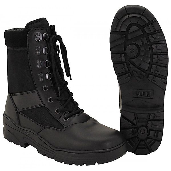 MFH Stiefel, Security, schwarz, 8-Loch, Gummisohle günstig online kaufen