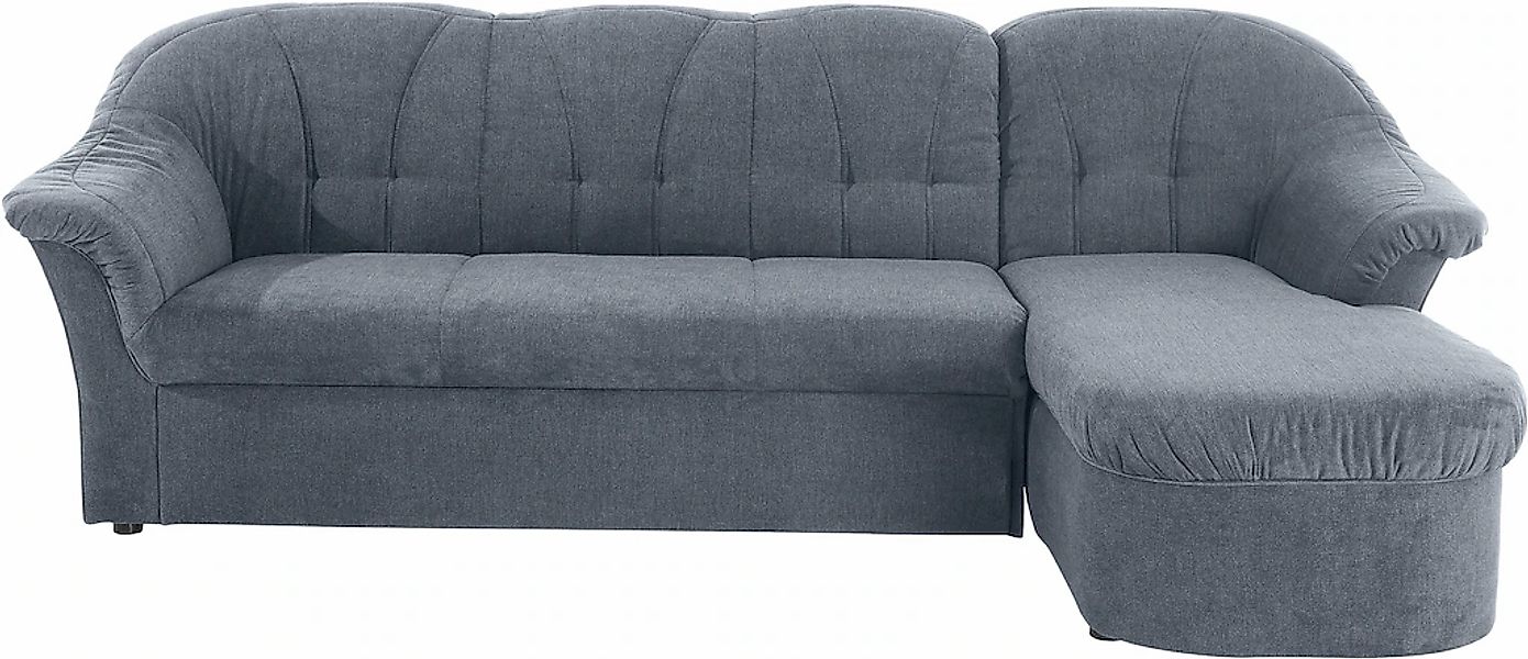DOMO collection Ecksofa "Pegnitz, elegante Rückensteppung, komfortabel, Bre günstig online kaufen