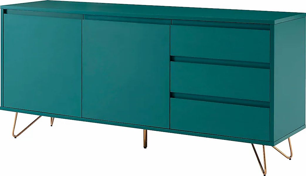 SalesFever Sideboard, Kommode mit Hairpin Beinen, Breite 150 cm günstig online kaufen