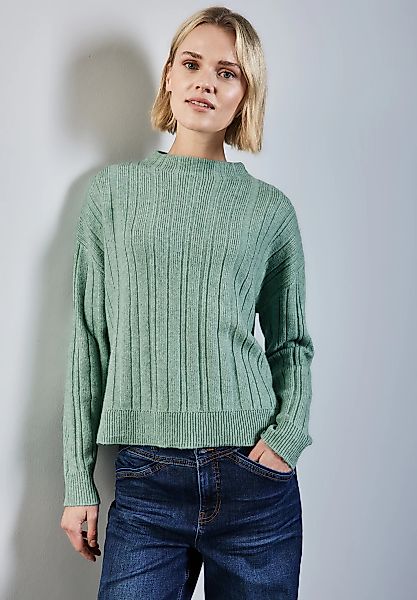 STREET ONE Strickpullover, aus softem Materialmix günstig online kaufen