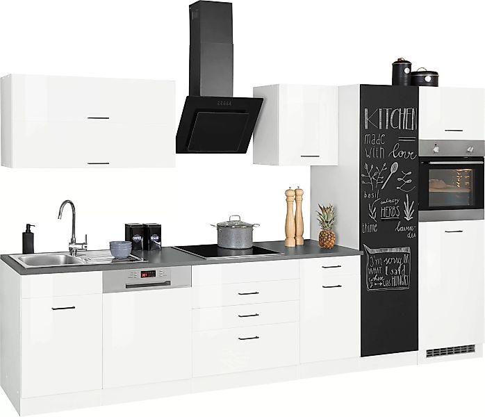 HELD MÖBEL Küchenzeile "Trier", ohne E-Geräte, Breite 350 cm günstig online kaufen