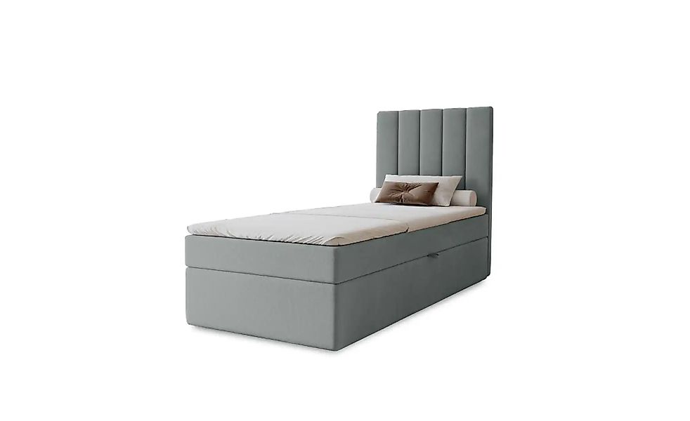 Boxbett mit Stauraum  Nelia ¦ grau ¦ Maße (cm): B: 82 H: 124 Betten > Polst günstig online kaufen