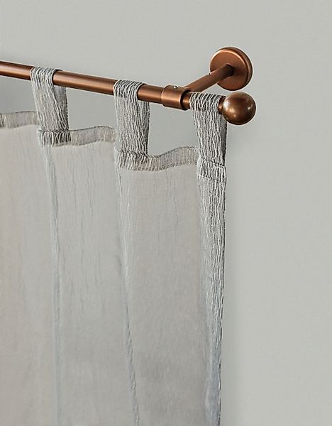 GARESA Gardinenstange "BOLTI" Ø 16 mm 1 läufig-läufig Wunschmaßlänge Vorhan günstig online kaufen