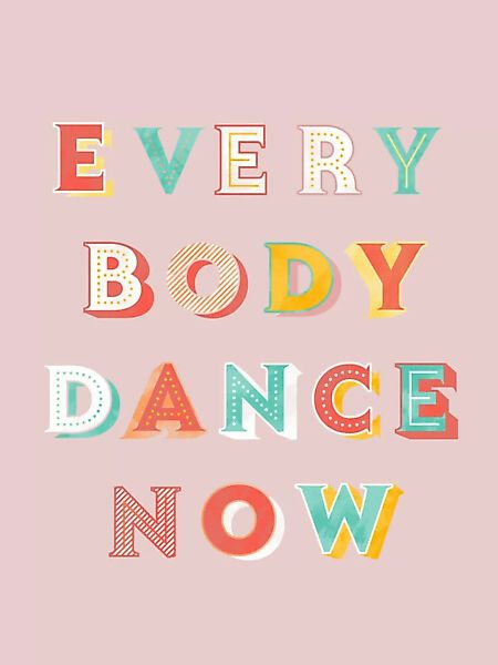 Poster / Leinwandbild - Everybody Dance Now günstig online kaufen
