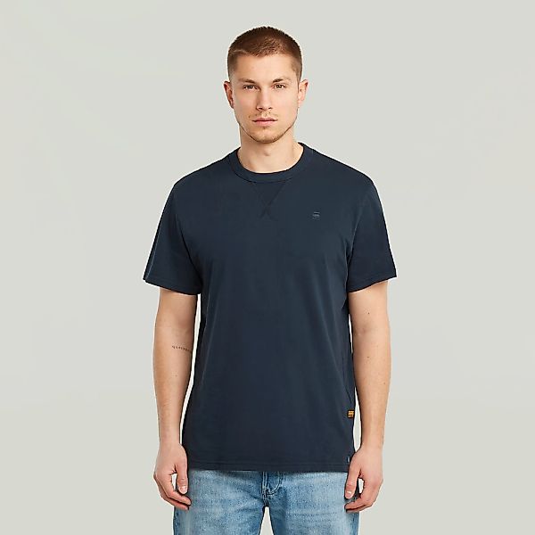 G-STAR T-Shirt "Nifous" Rundhals, mit Rippeinsatz günstig online kaufen