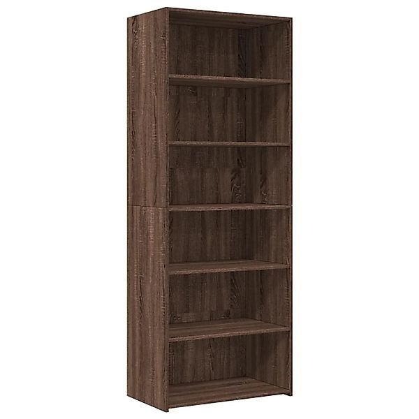vidaXL Highboard Braun Eichen-Optik 70x41x185 cm Holzwerkstoff 3281693 günstig online kaufen