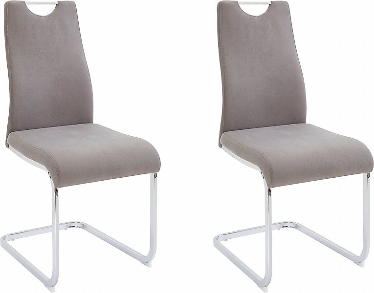Home affaire Esszimmerstuhl "Milano" (Set) 2 Stk.Bezug in Microfaser oder C günstig online kaufen