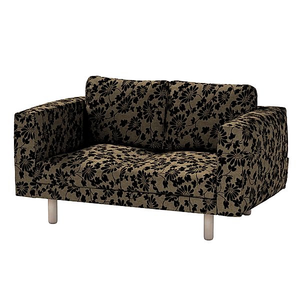 Bezug für Norsborg 2-Sitzer Sofa, beige-schwarz, Norsborg 2-Sitzer Sofabezu günstig online kaufen