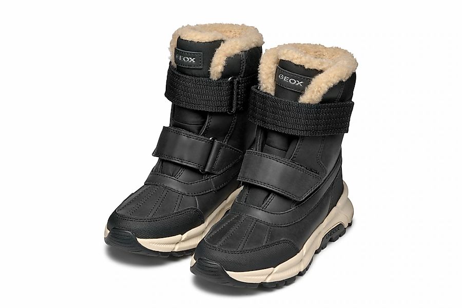 Geox Winterstiefel "J FLEXYPER PLUS BOY" Snowboots, Klettstiefel mit Warmfu günstig online kaufen