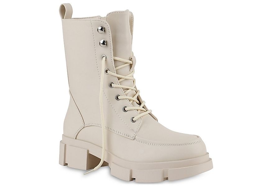 VAN HILL 839727 Schnürstiefelette Damen Stiefeletten Leicht Gefüttert Schnü günstig online kaufen