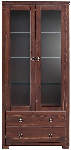 Home affaire Vitrine "Gotland", Breite 80 cm, Höhe 178 cm, mit Glastüren, a günstig online kaufen