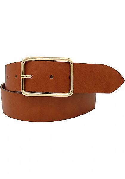 AnnaMatoni Ledergürtel, Glänzende Gürtelschnalle in goldfarben günstig online kaufen