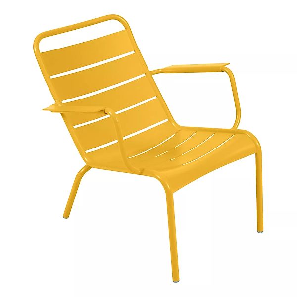 Fermob - Luxembourg Tiefer Outdoor Sessel - honig/glatt/BxHxT 70x72x86cm/UV günstig online kaufen