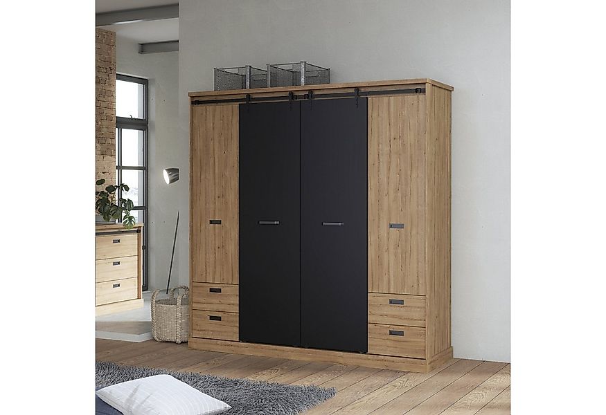 FORTE Kleiderschrank, (B/H/T ca. 203,2x208,4x61 cm) günstig online kaufen