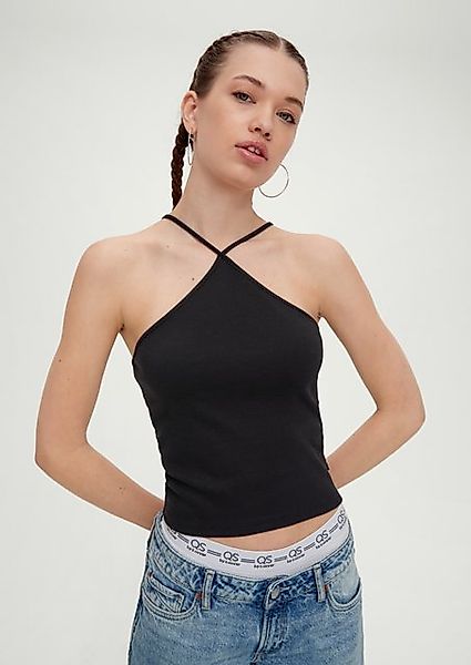 QS Shirttop Top aus Baumwollstretch günstig online kaufen