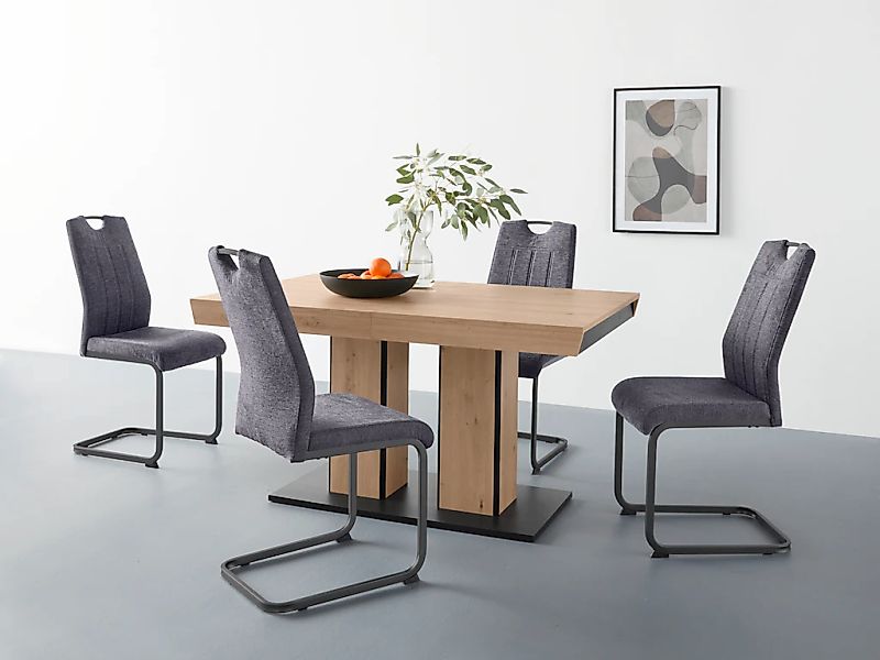 HELA Essgruppe "Tisch ausziehbar 140 -220 cm," Set, 5 Stk. tlg. Belastbarke günstig online kaufen