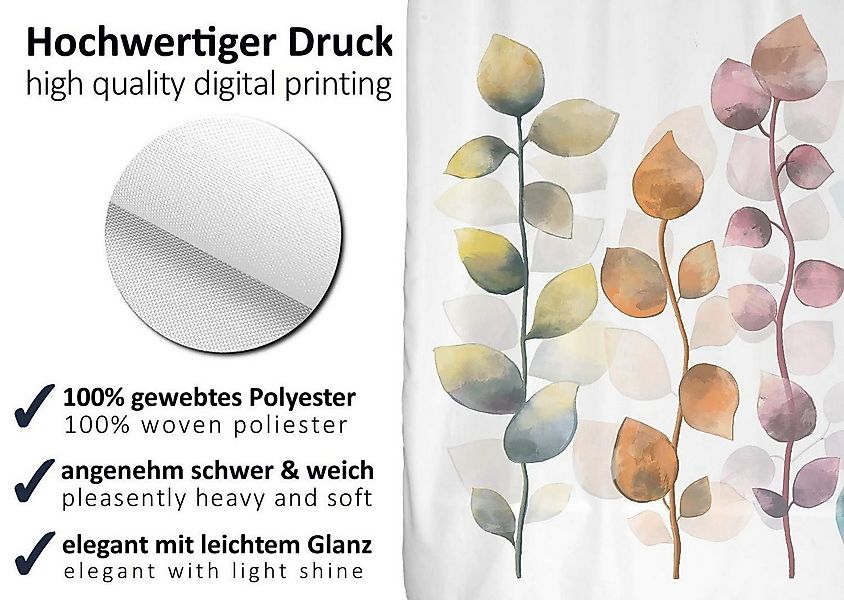 Arteneur Duschvorhang Breite 120 cm, Anti-Schimmel Beschichtet, Beschwerter günstig online kaufen