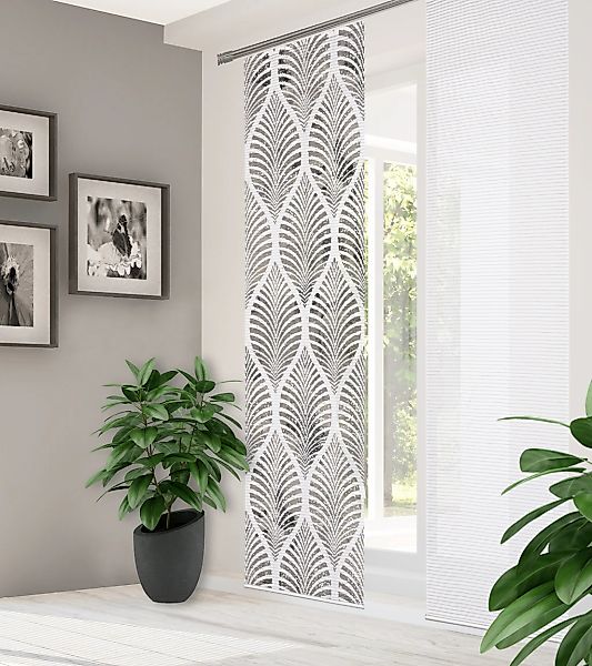 HOME in green Schiebegardine "VIDARO" Paneelwagen 1 Stk. tlg. DIGITALBEDRUC günstig online kaufen