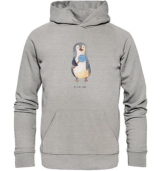 Mr. & Mrs. Panda Hoodie Pinguin Lolli Größe XXL - Heather Grey - Geschenk, günstig online kaufen