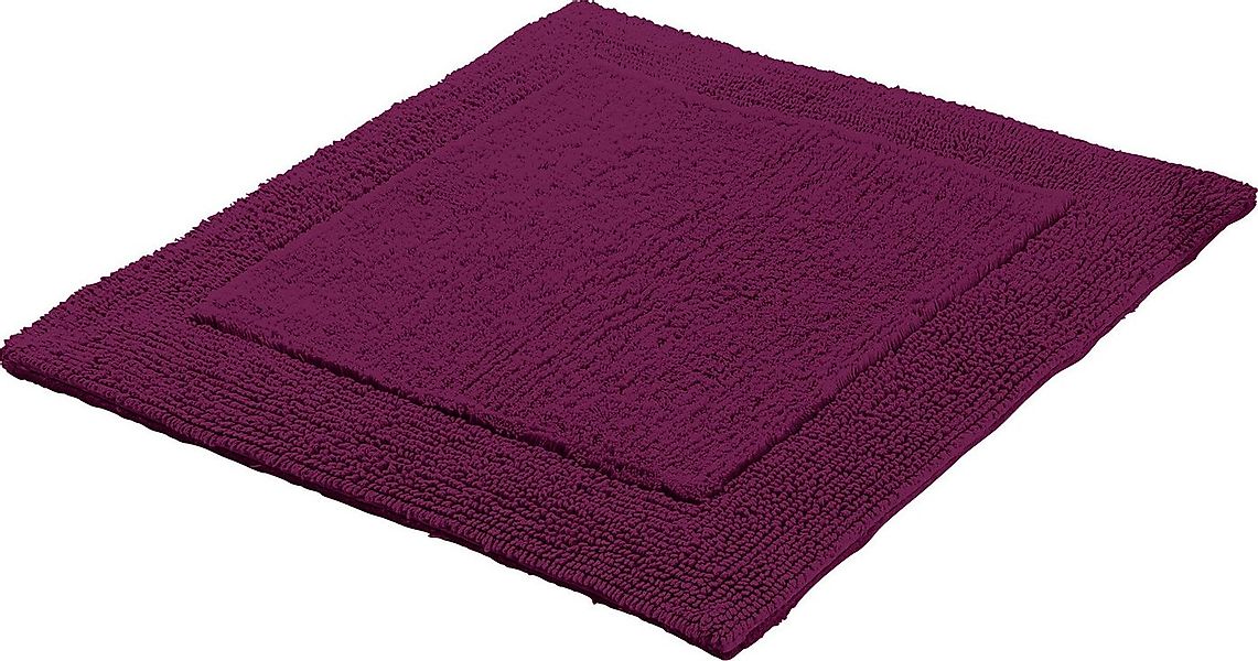 Erwin Müller Badematte WC-Vorlage "Stuttgart", Höhe 15 mm, eckig, Uni günstig online kaufen