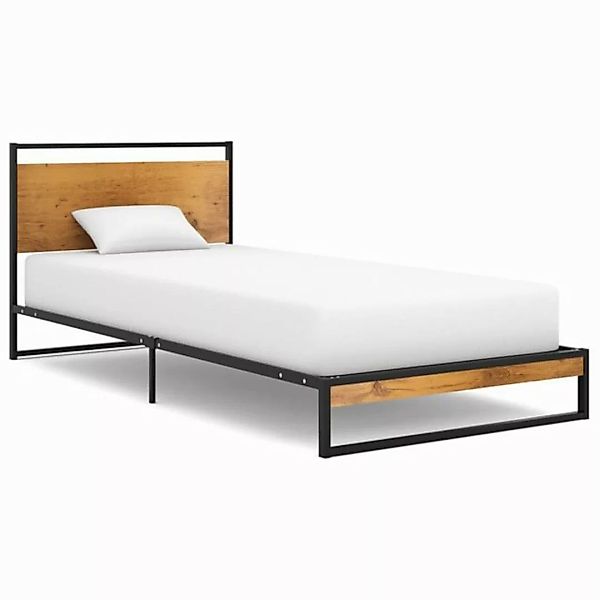 furnicato Bettgestell Metall 90x200 cm (1-tlg) günstig online kaufen