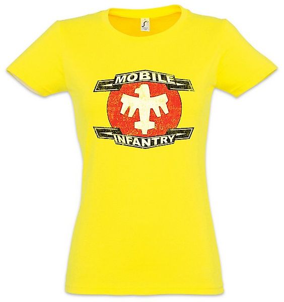 Urban Backwoods Print-Shirt Mobile Infantry Logo Damen T-Shirt Federation F günstig online kaufen