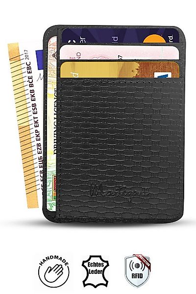 Wrischan Kartenetui 100% Echtleder Kartenetui SEHR Slim und FLACH Kreditkar günstig online kaufen